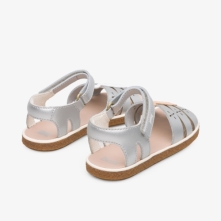 Camper Silver / White Sandals Kids - Twins Online Ireland | ULNKR2984